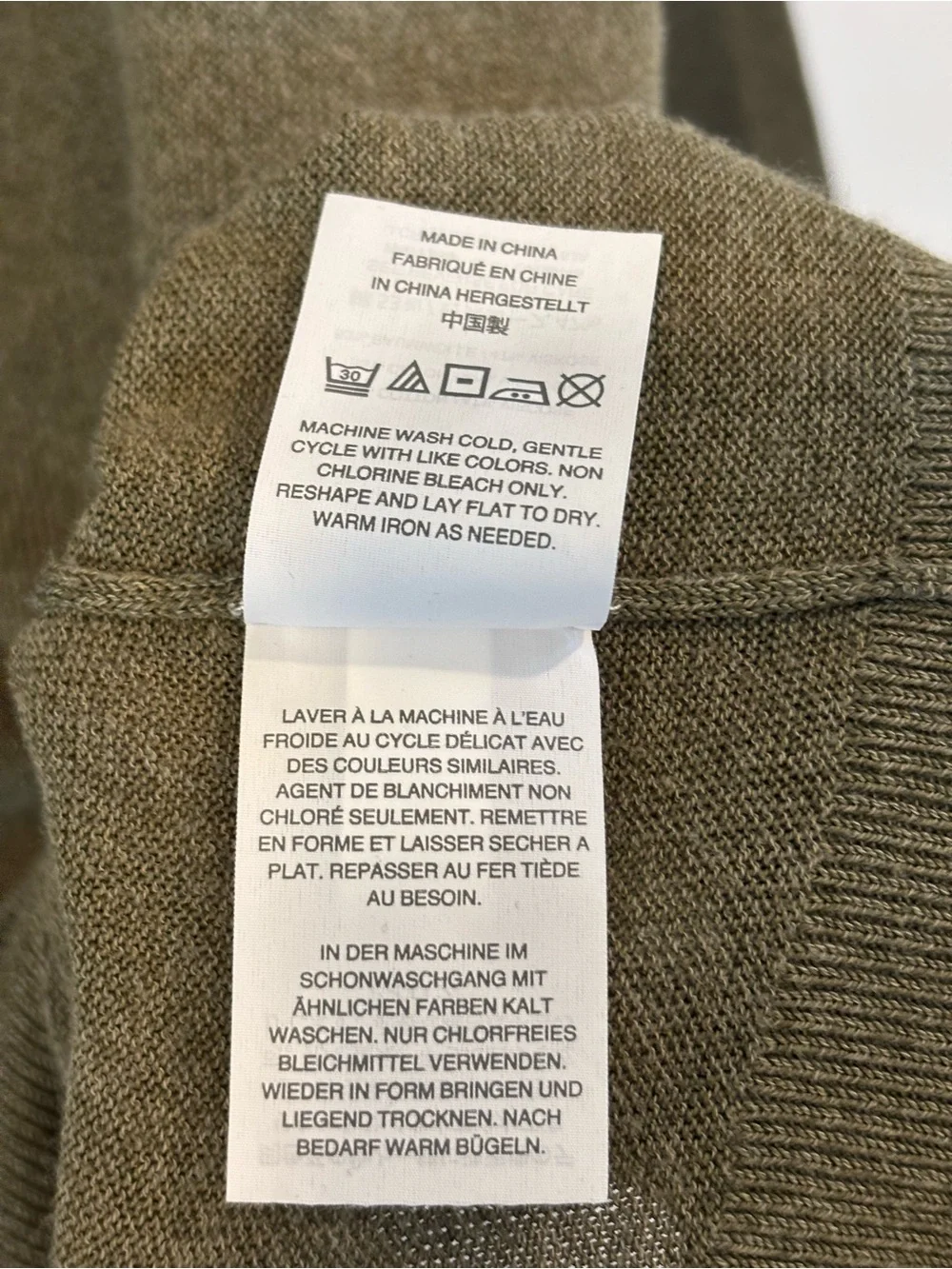 J. Crew Women’s Olive Green V-Neck Crop Cardigan Sweater | Medium